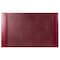 Dacasso Burgundy Bonded Leather 30" x 18" Desk Pad PR-5203 - alternate 1